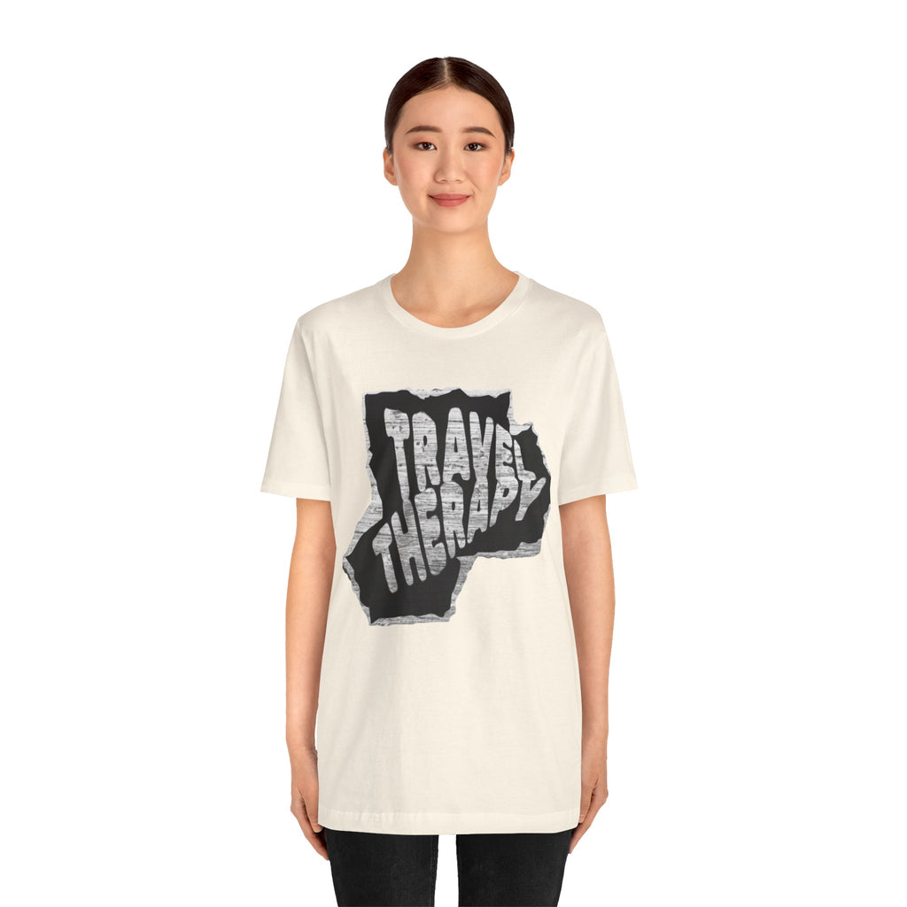 Travel Therapy Tee - Unisex Jersey Short Sleeve T-Shirt