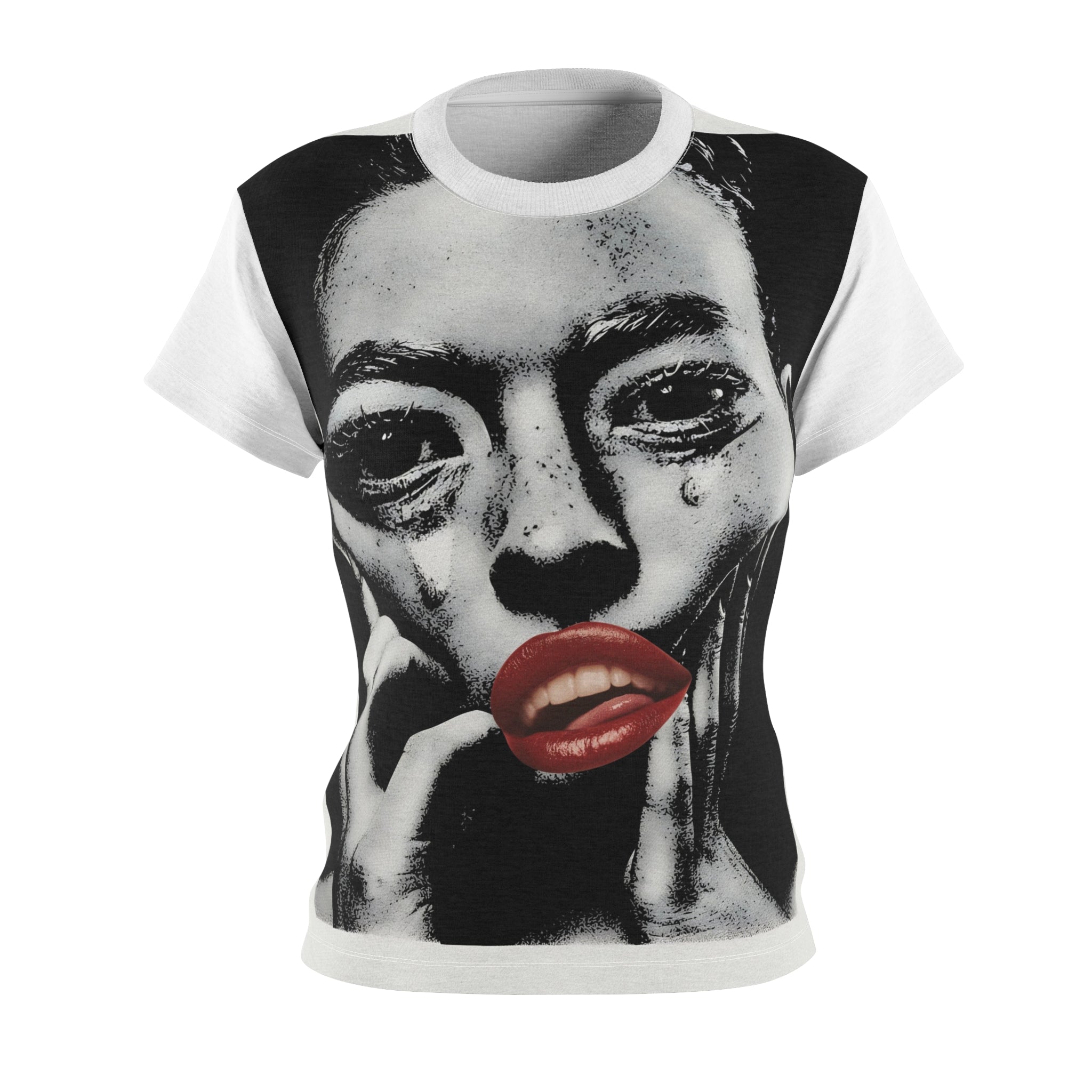 Bold Artistic Women's Tee - Edgy Graphic Shirt for Creative Souls, Unique Fashion Statement, Gift for Art Lovers, Casual Wear