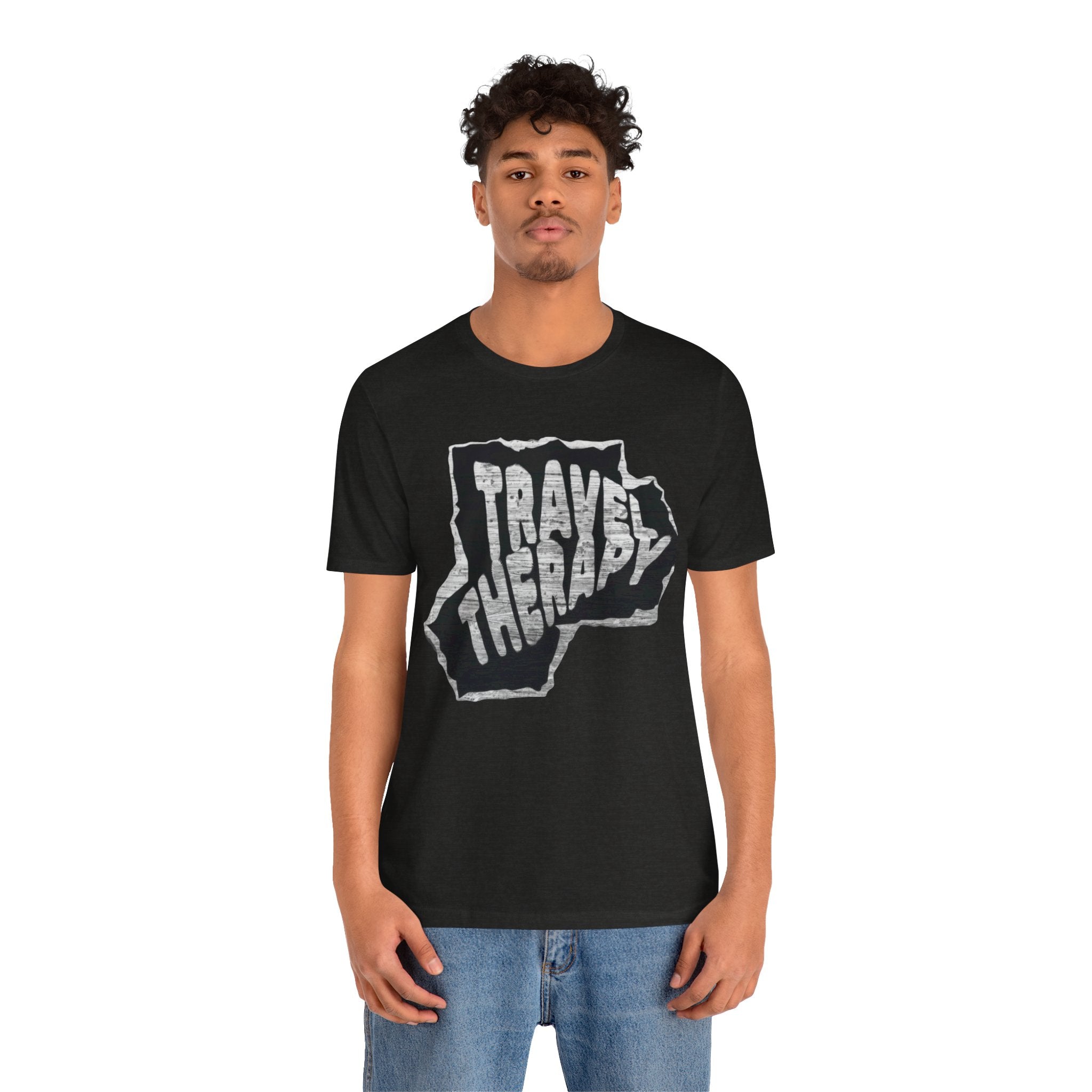 Travel Therapy Tee - Unisex Jersey Short Sleeve T-Shirt