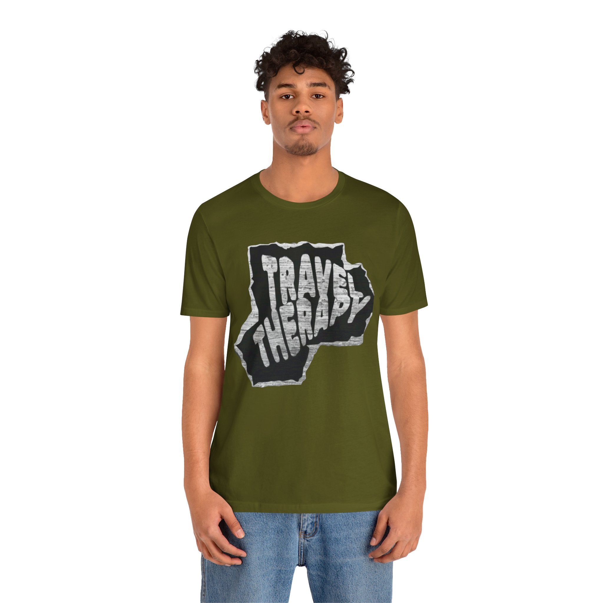 Travel Therapy Tee - Unisex Jersey Short Sleeve T-Shirt
