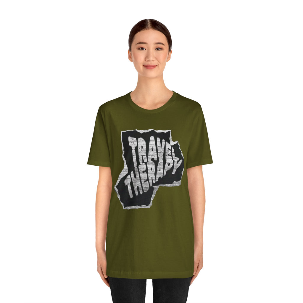 Travel Therapy Tee - Unisex Jersey Short Sleeve T-Shirt