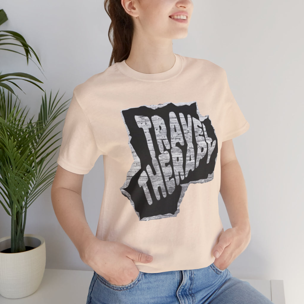 Travel Therapy Tee - Unisex Jersey Short Sleeve T-Shirt