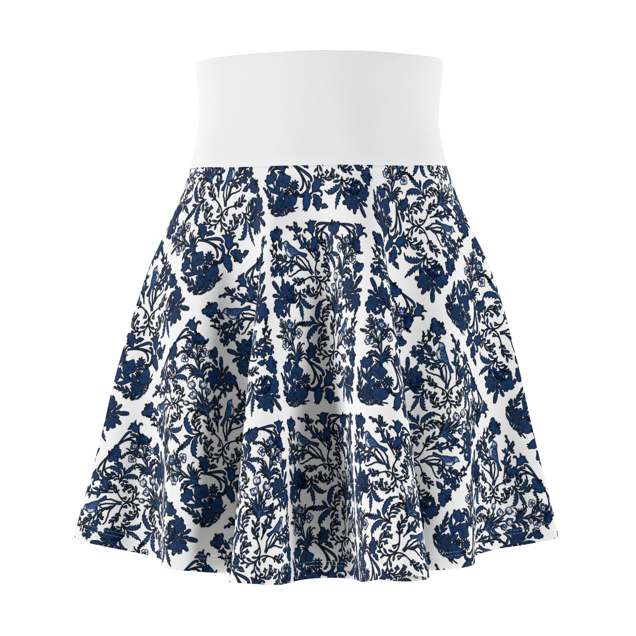 Chic Floral Skater Skirt for Women, Cute Summer Wear, Casual Outfit, Perfect for Parties, Boho Style, Daily Wardrobe Essential