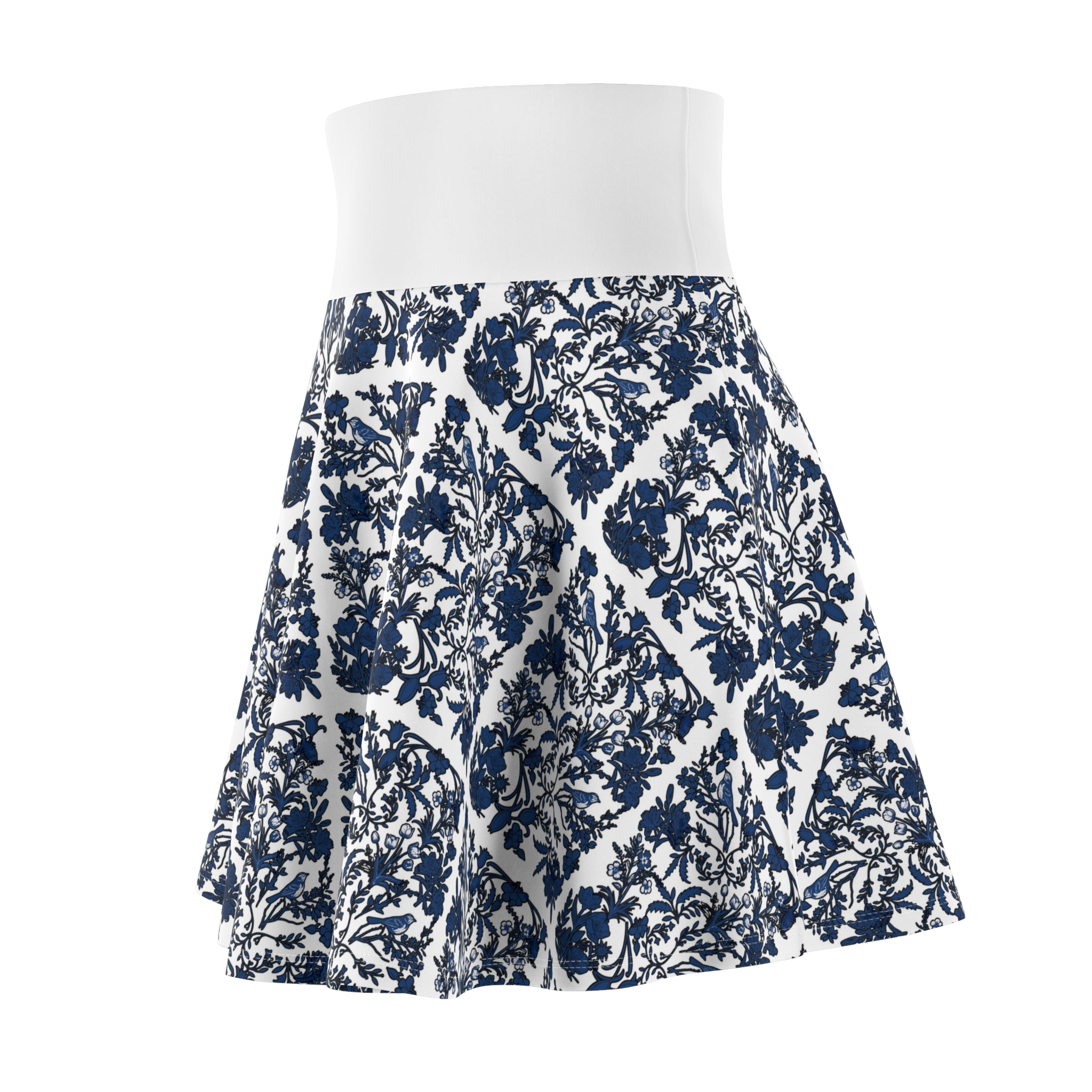 Chic Floral Skater Skirt for Women, Cute Summer Wear, Casual Outfit, Perfect for Parties, Boho Style, Daily Wardrobe Essential