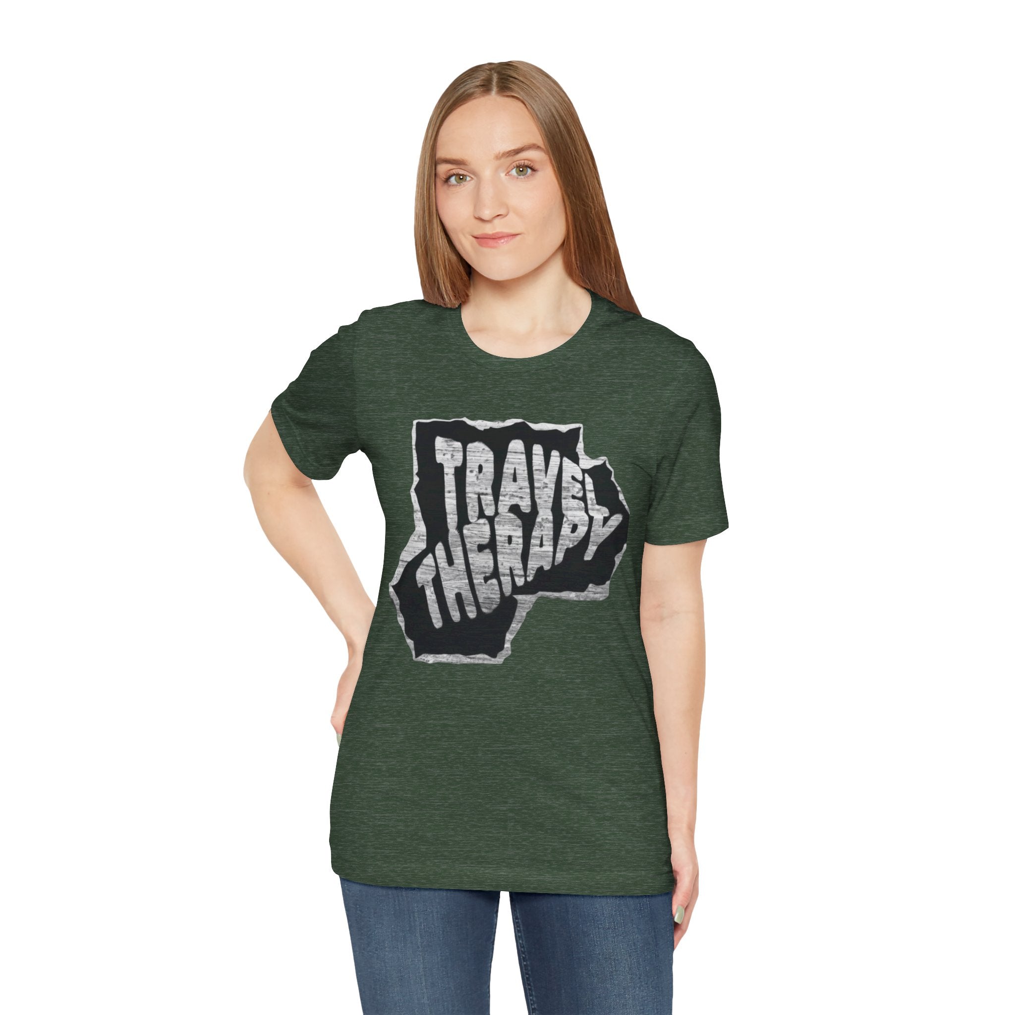 Travel Therapy Tee - Unisex Jersey Short Sleeve T-Shirt