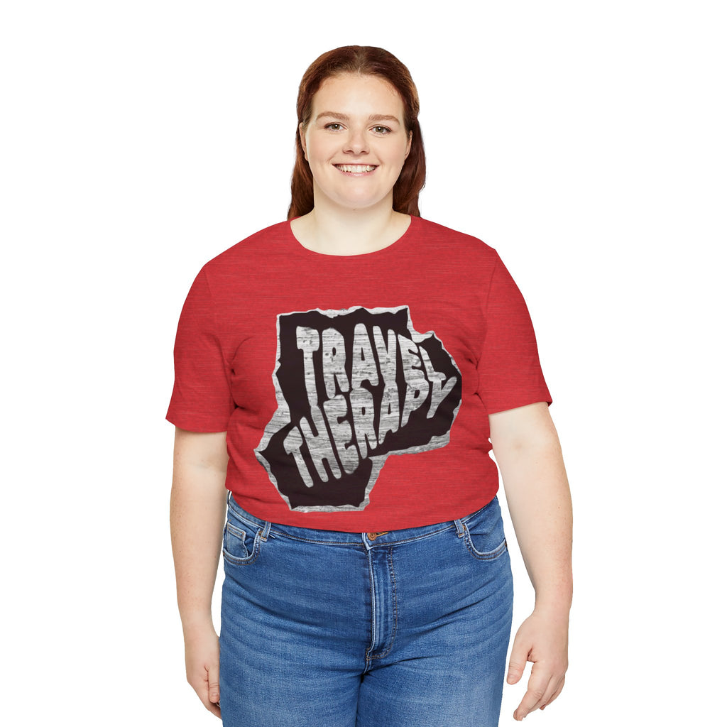 Travel Therapy Tee - Unisex Jersey Short Sleeve T-Shirt