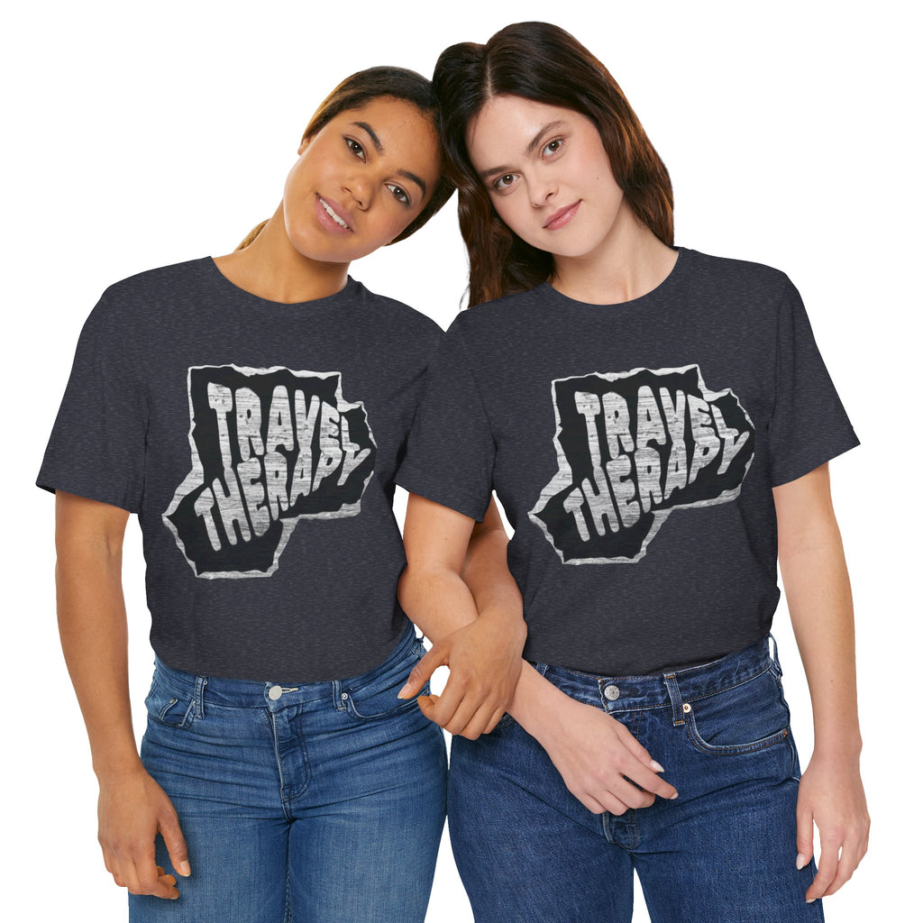 Travel Therapy Tee - Unisex Jersey Short Sleeve T-Shirt