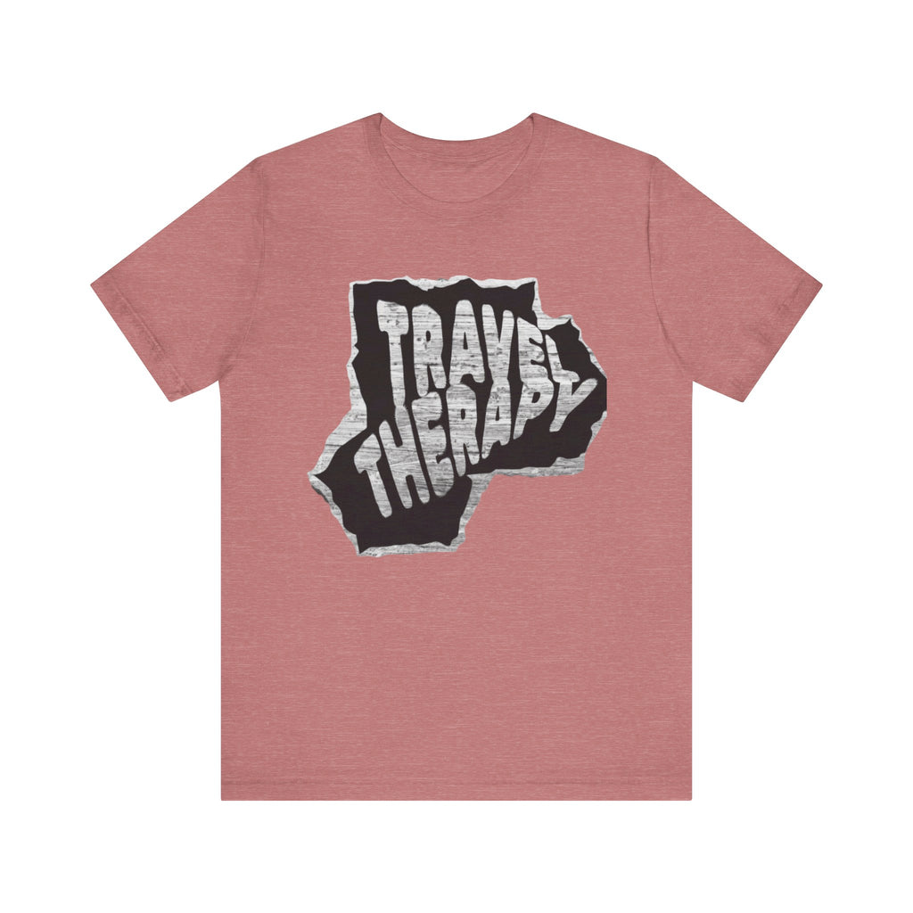 Travel Therapy Tee - Unisex Jersey Short Sleeve T-Shirt